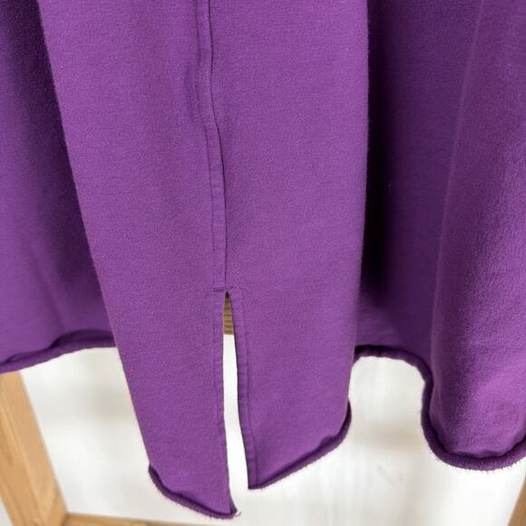 NWT Kleen Wine 100% Cotton High-Low Button Hoodie Jacket Tunic #0806 LG - Picture 5 of 7